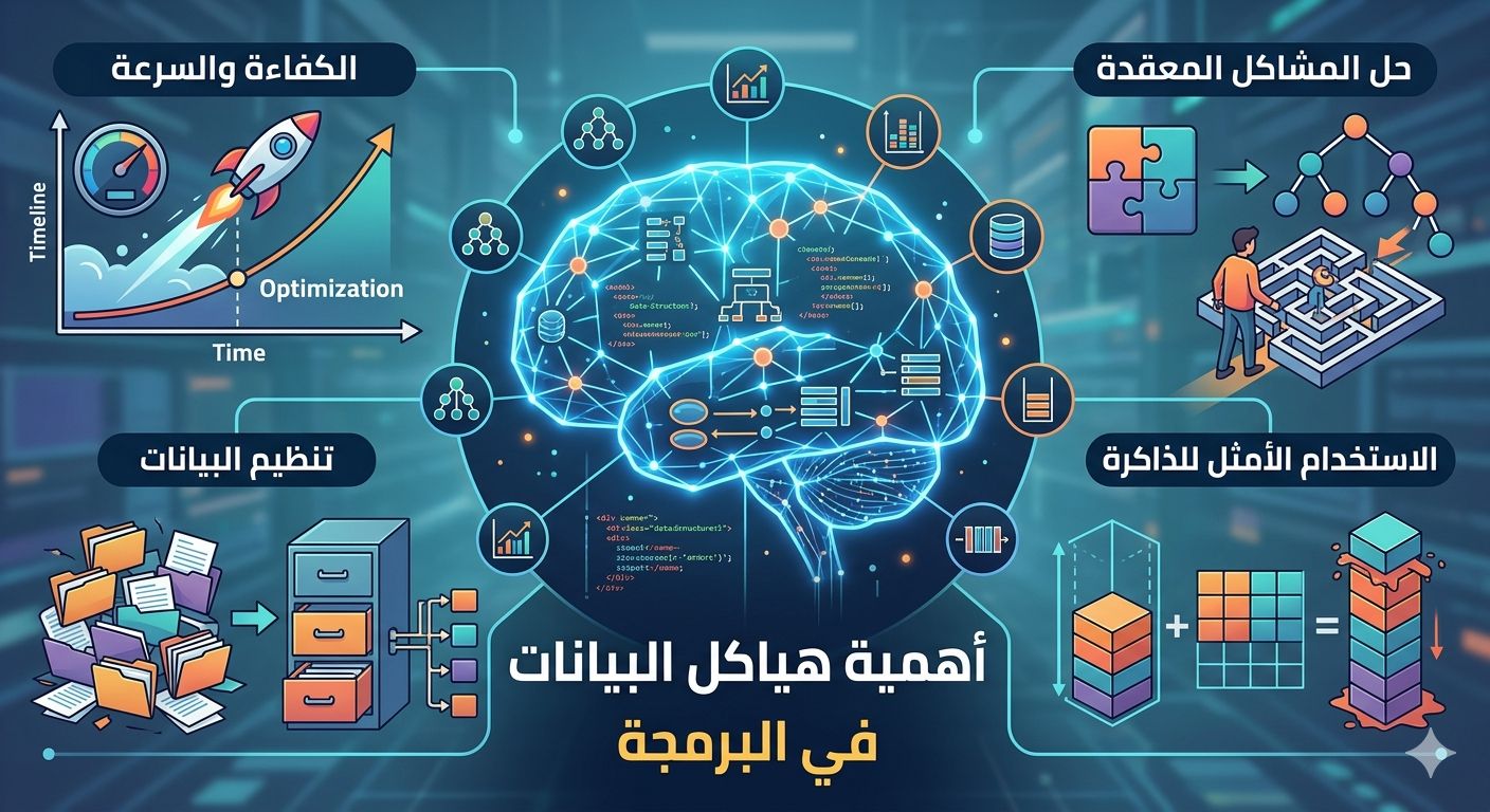 اهمية هياكل البيانات (Data Structures ) في البرمجة