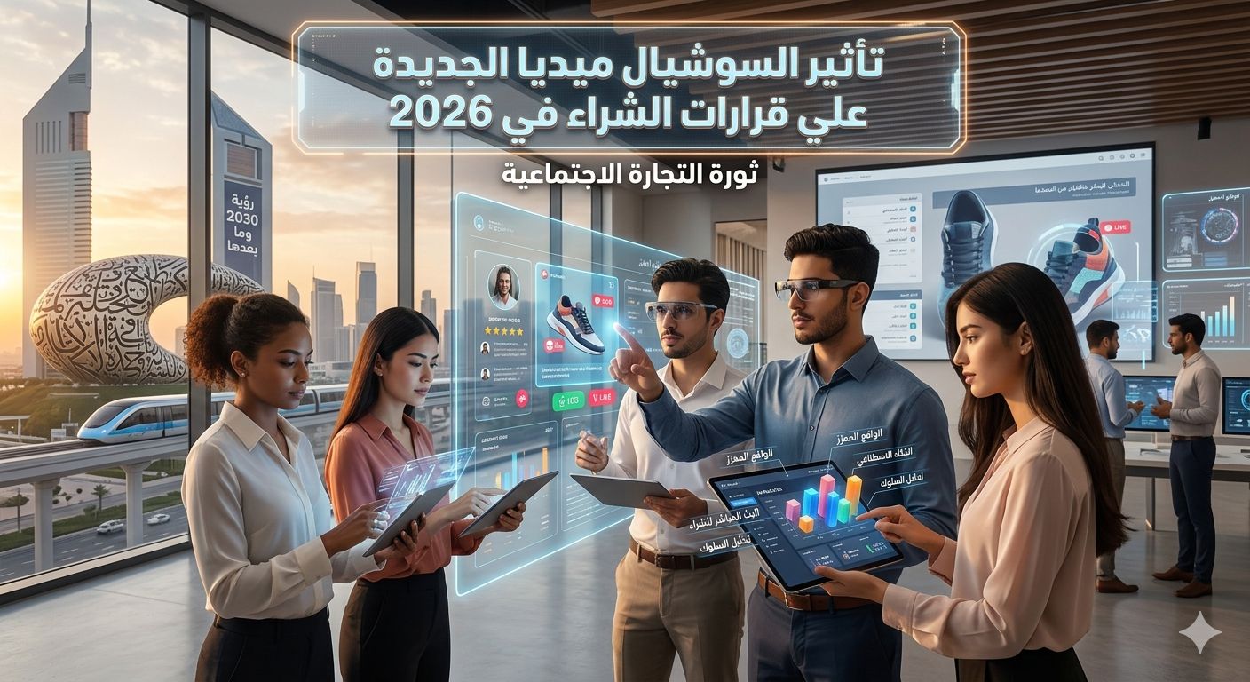 تأثير السوشيال ميديا الجديدة علي قرارات الشراء في 2026