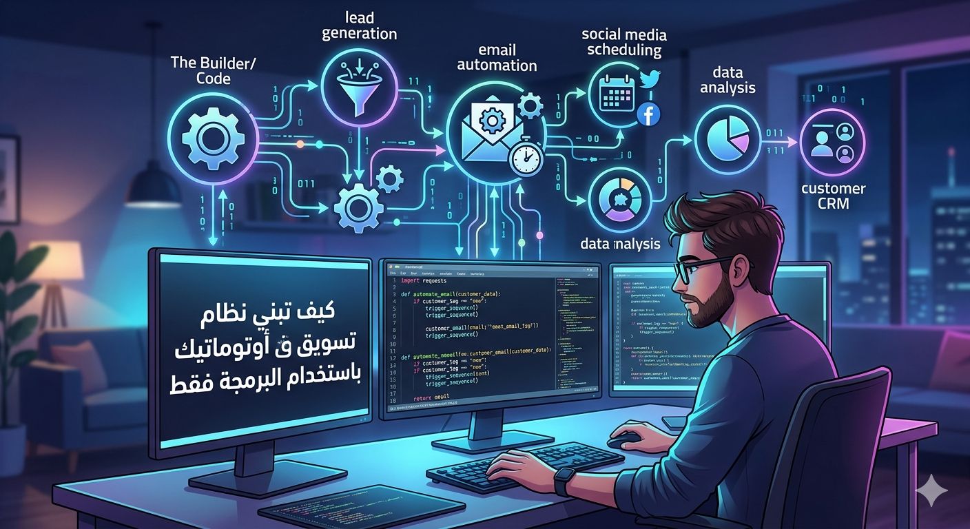 كيف تبني نظام تسويق اوتوماتيك باستخدام البرمجة فقط