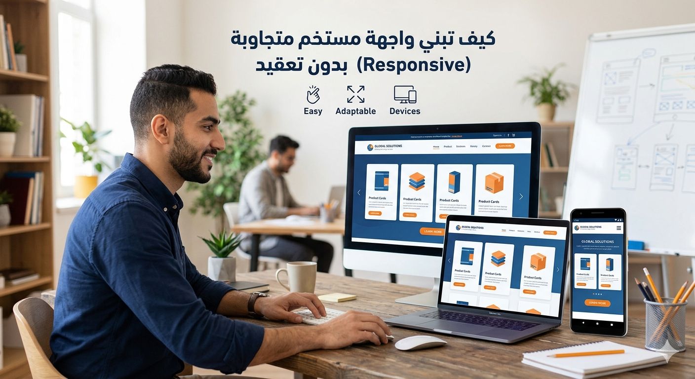 كيف تبني واجهة مستخدم متجاوبة (Responsive) بدون تعقيد