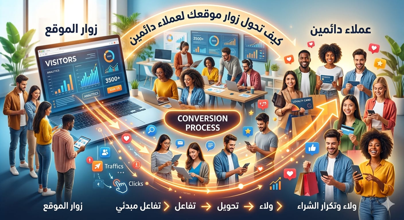 ازاي تحول زوار موقعك لعملاء دائمين