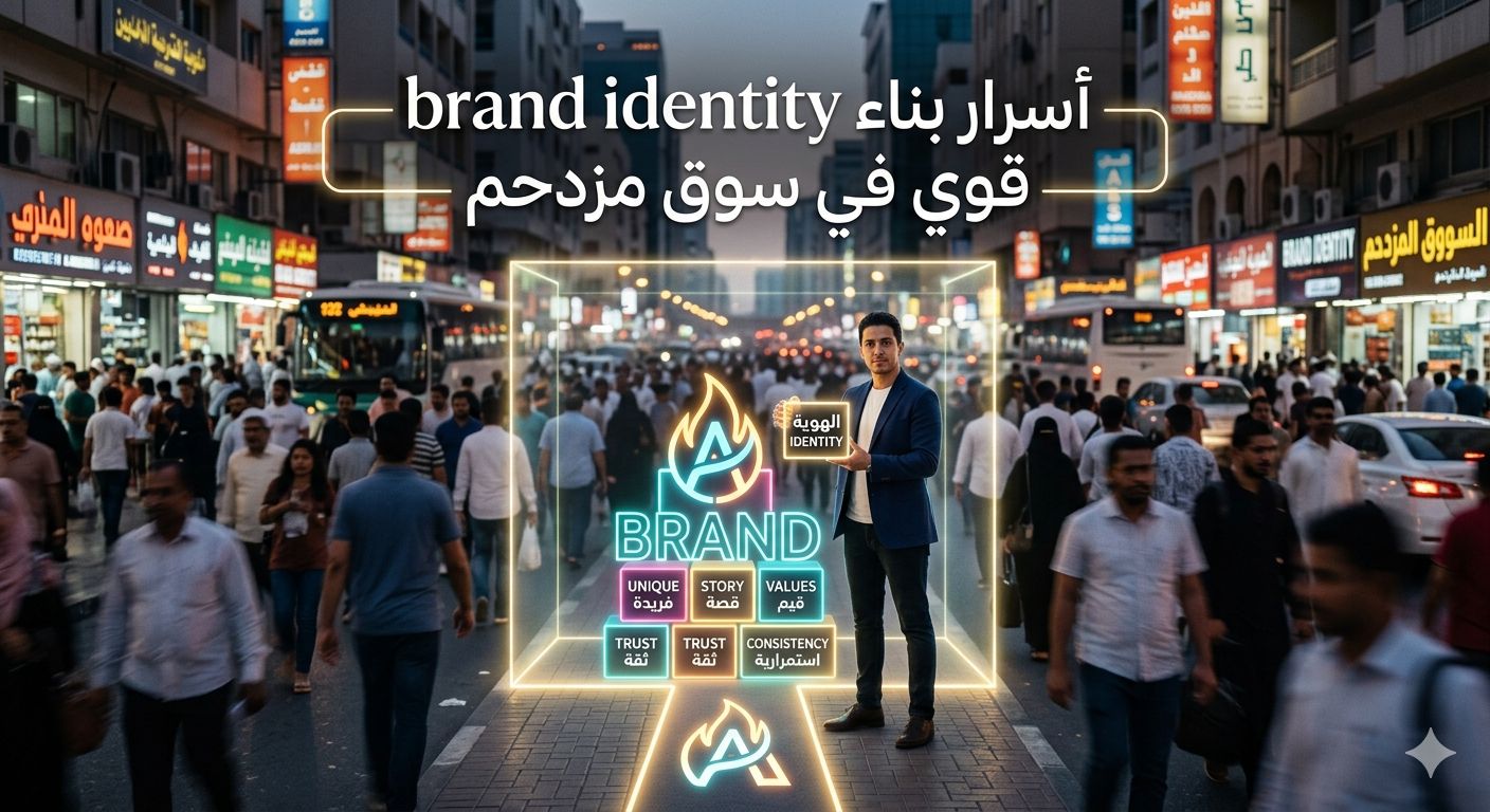 اسرار بناء Brand Identity قوي في سوق مزدحم