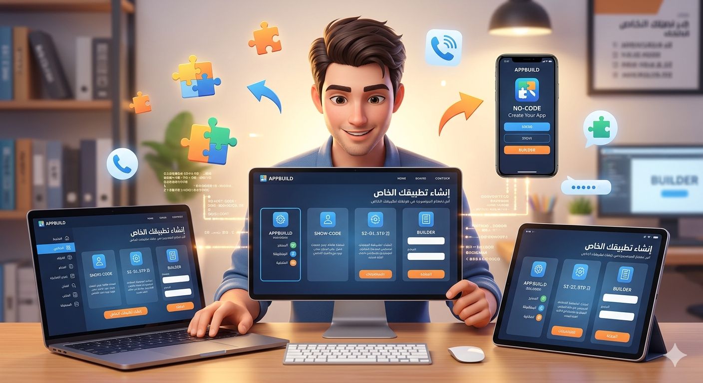 كيف تصنع اول تطبيق موبايل بدون خبرة سابقة