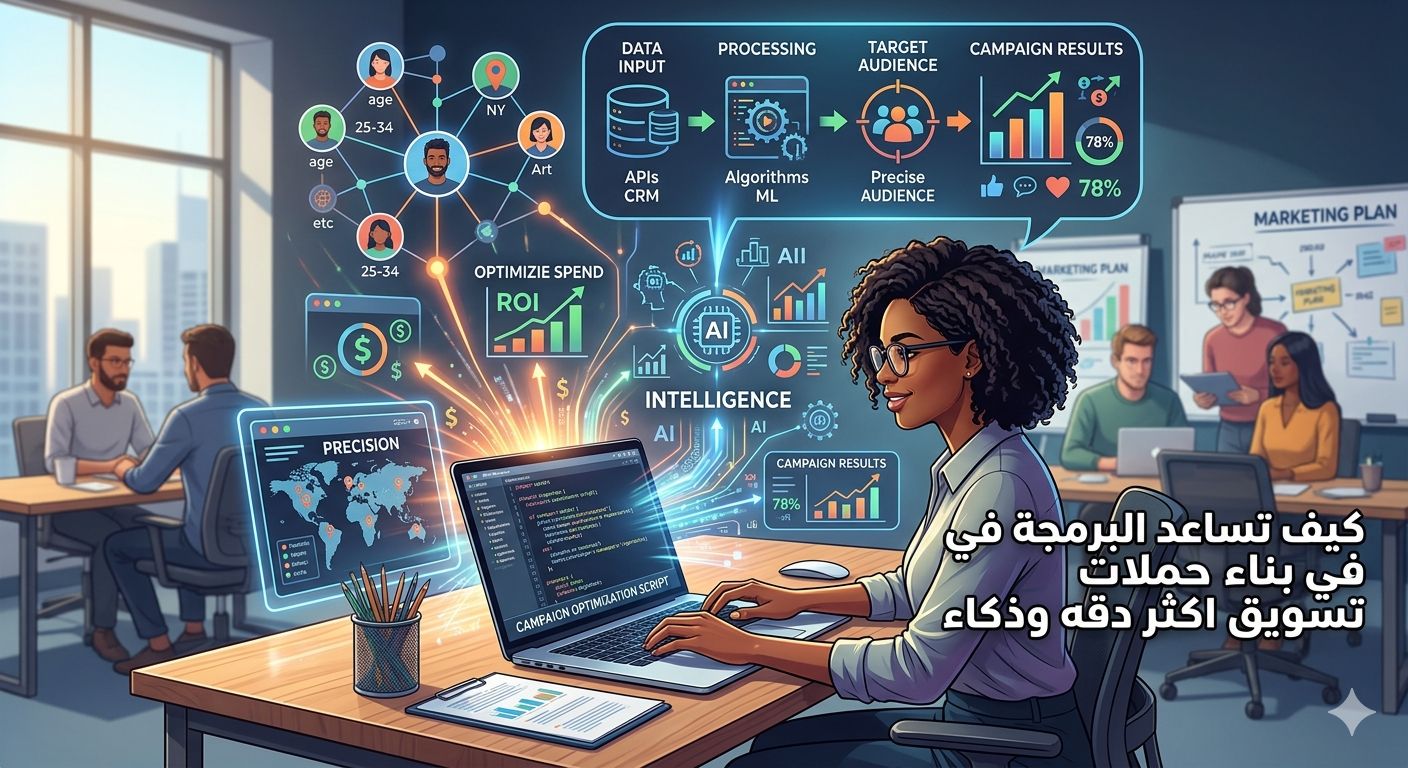 كيف تساعد البرمجة في بناء حملات تسويق اكثر دقة وذكاء