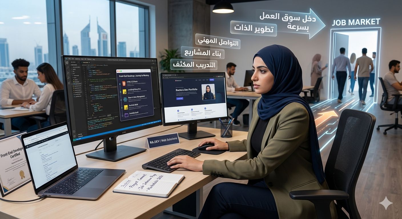 كيف تصبح مطور Frontend محترف وتدخل سوق العمل بسرعة