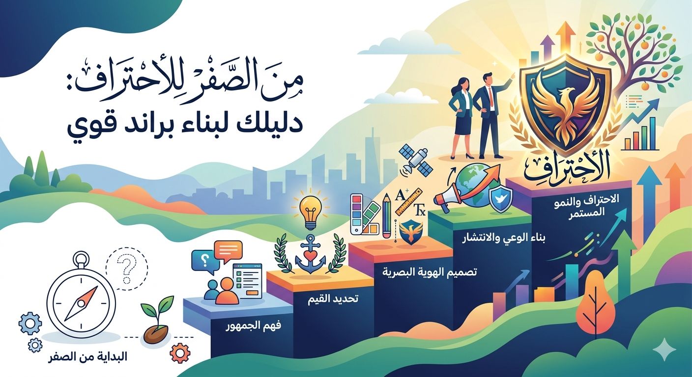 من الصفر للاحتراف : دليلك لبناء براند قوي